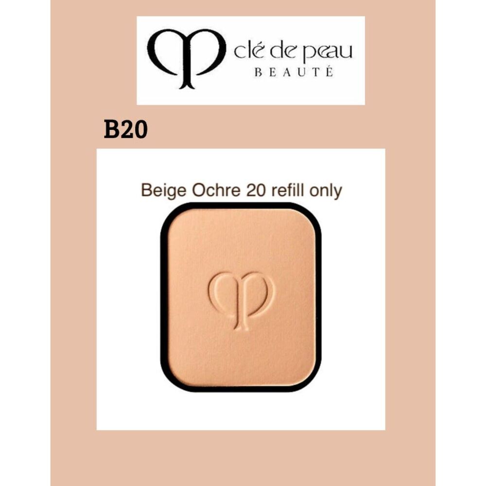 Cle de peau BEAUTE TEINT NATUREL POUDRE COMPACT FOUNDATION REFILL B20 11g NEW